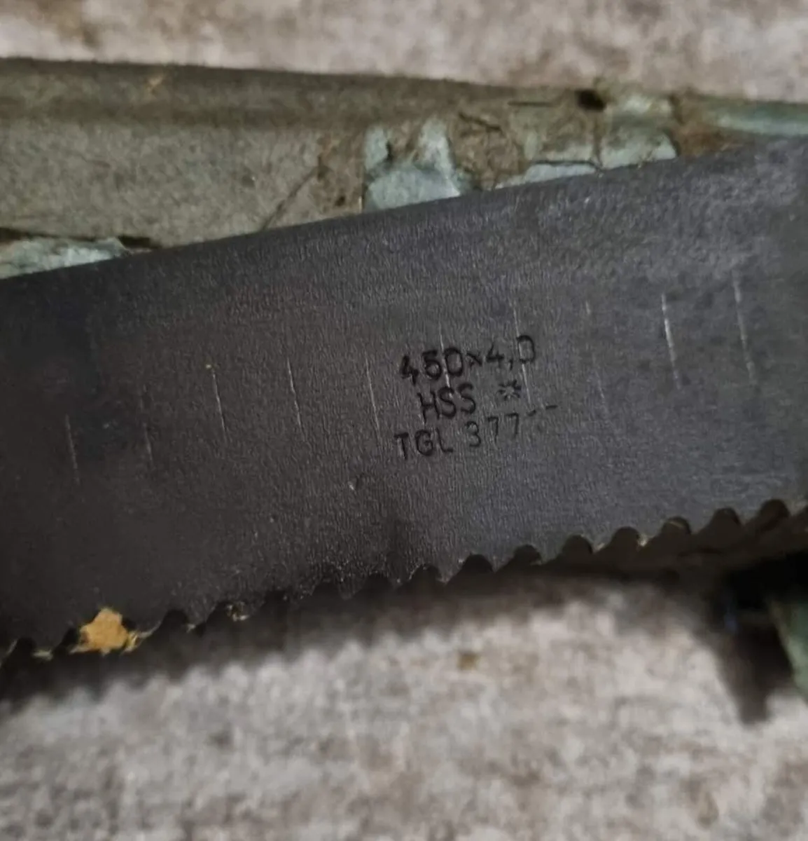 Vintage German HSS Power Hacksaw Blade 450x32 mm - Image 2