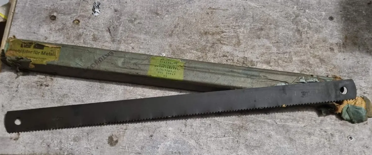 Vintage German HSS Power Hacksaw Blade 450x32 mm - Image 1