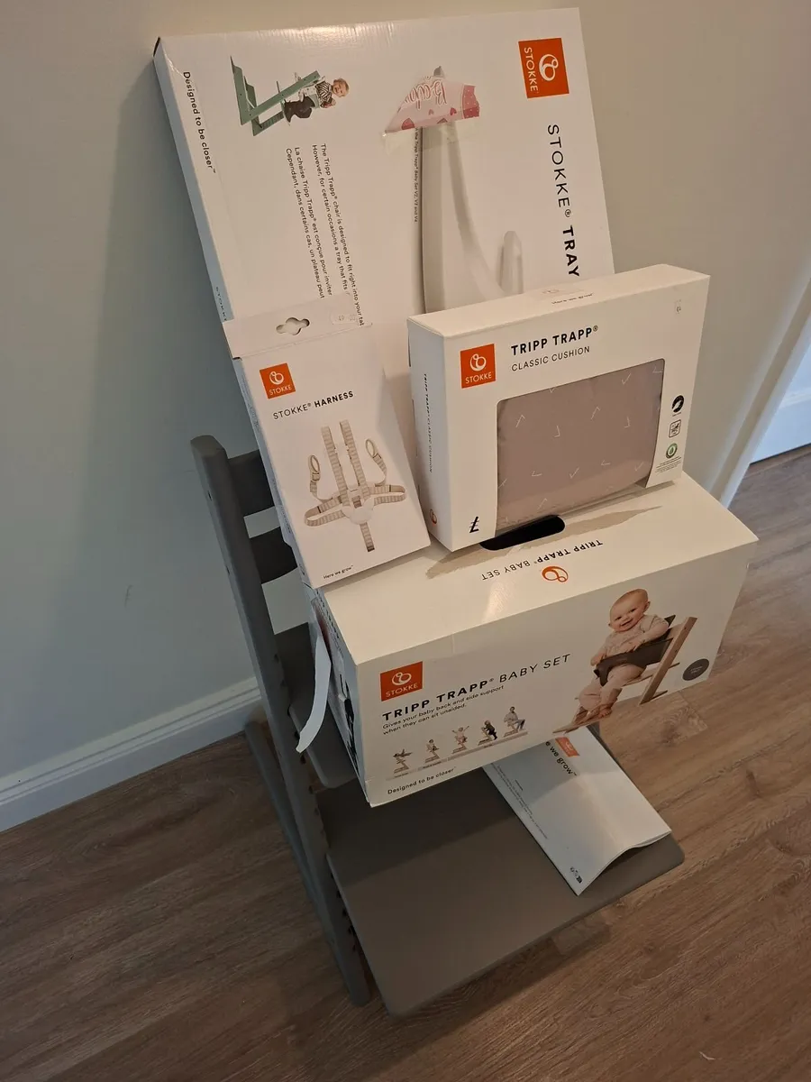 Unused Tripp Trapp highchair - Image 1
