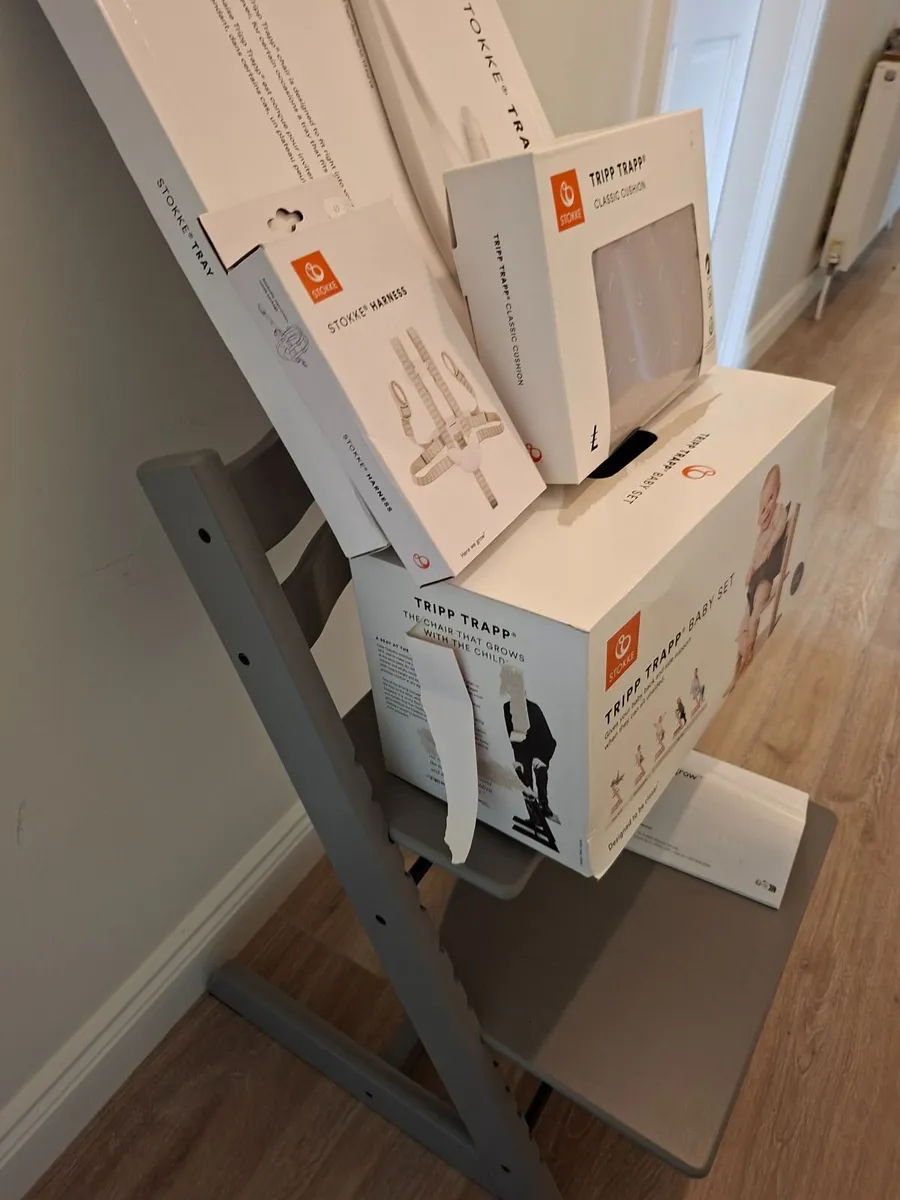 Unused Tripp Trapp highchair - Image 2