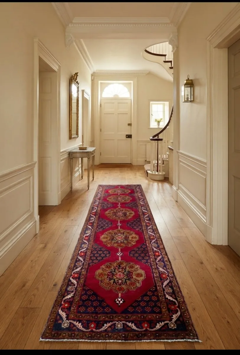 Magnificent XL 13ft Perser Serab Hand Knotted Rug - Image 2