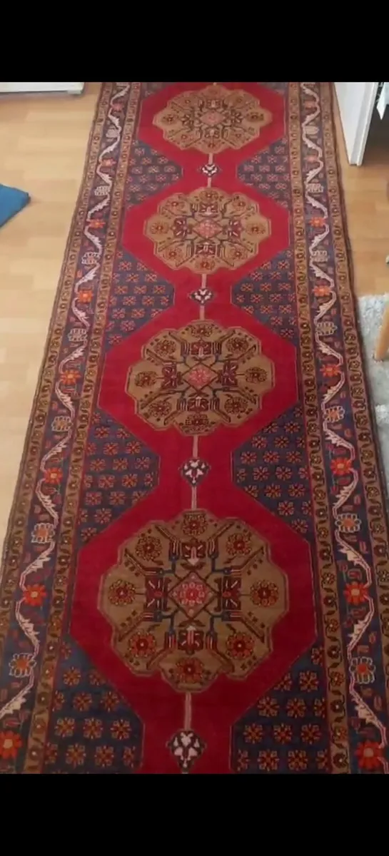 Magnificent XL 13ft Perser Serab Hand Knotted Rug - Image 4