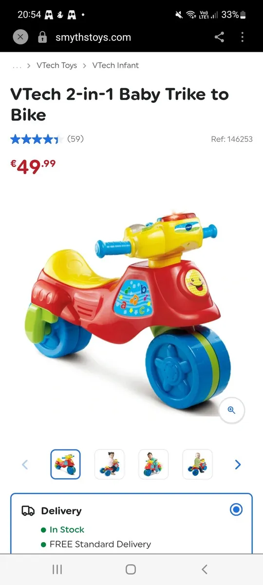 VTech 2-in-1 Baby Trike to Bike - Image 3