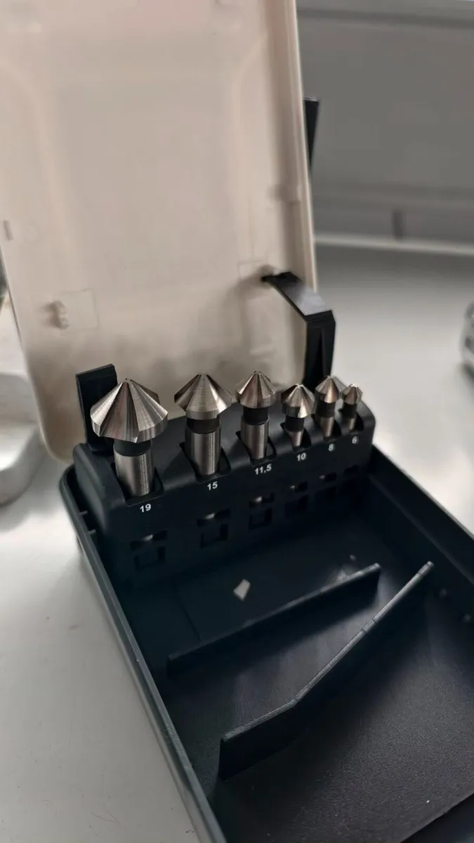 Countersink set 6 pieces: 6/8/10 /11.5/15/19 mm - Image 2