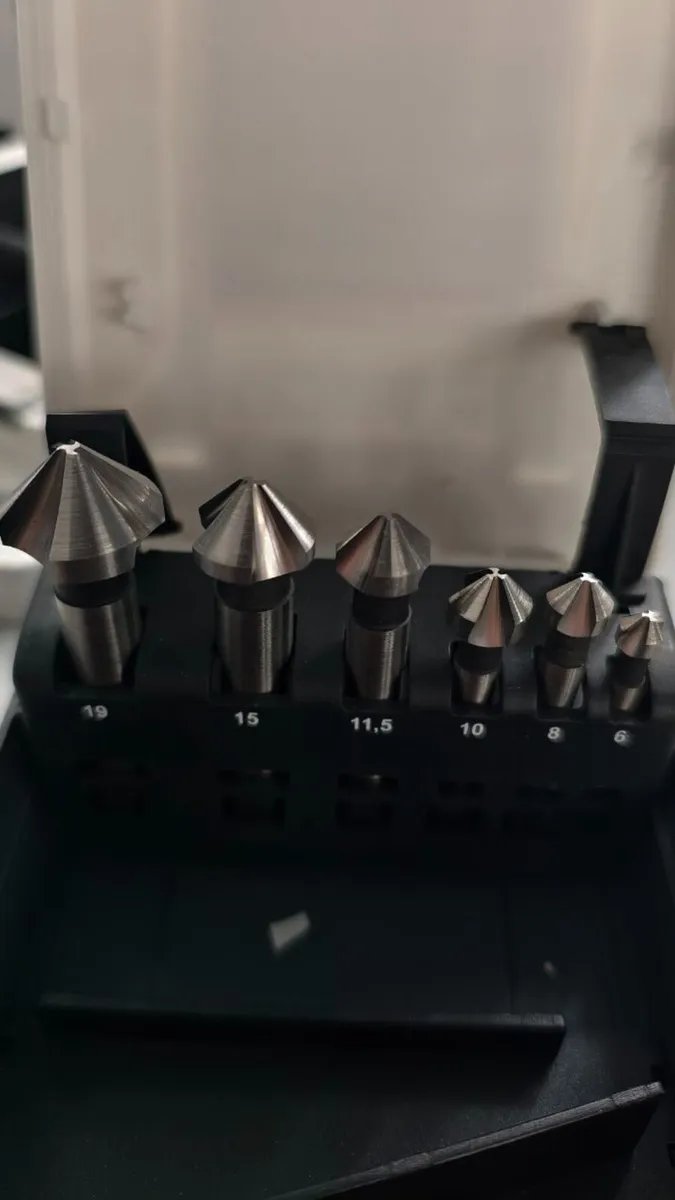 Countersink set 6 pieces: 6/8/10 /11.5/15/19 mm - Image 1