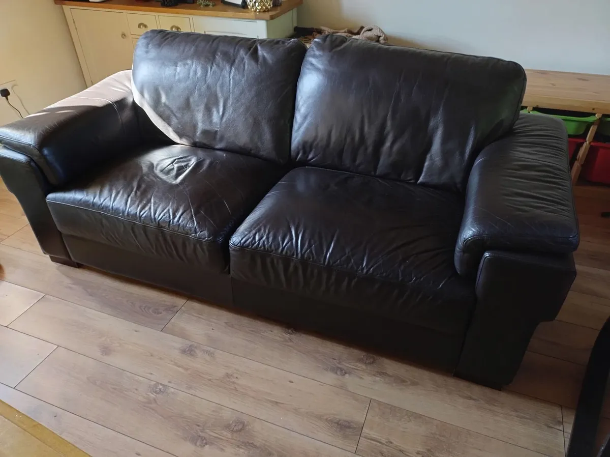 Leather Sofa - Image 2