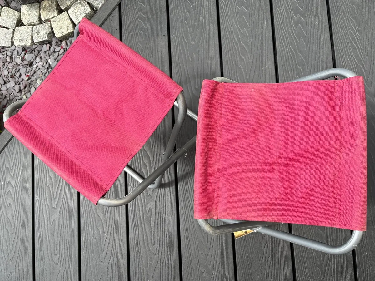 Folding Camping Stools set of 2 - Image 3