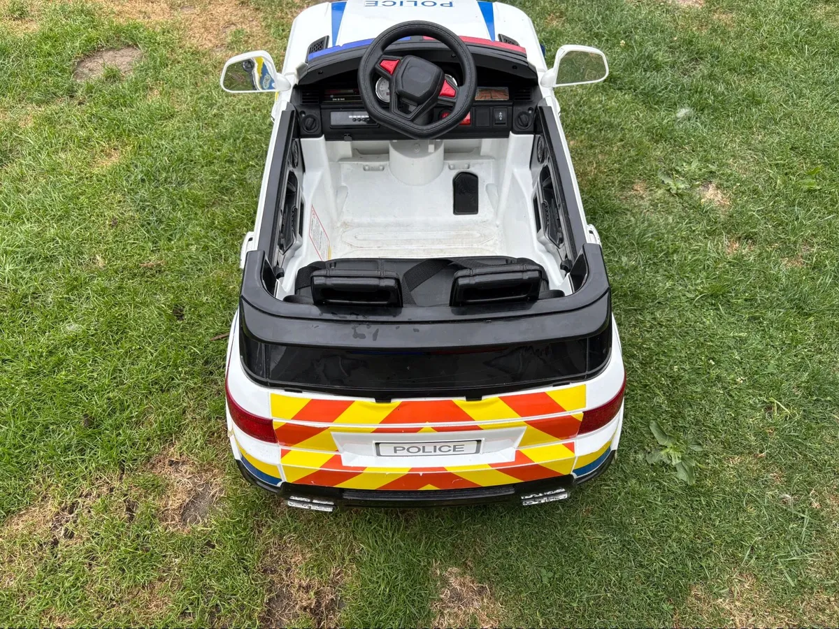 Kids Electric Police Car - Image 2
