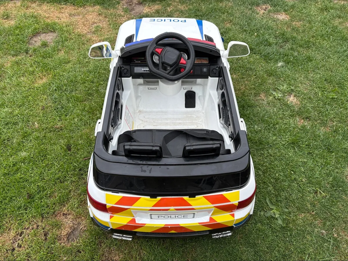 Kids Electric Police Car - Image 3