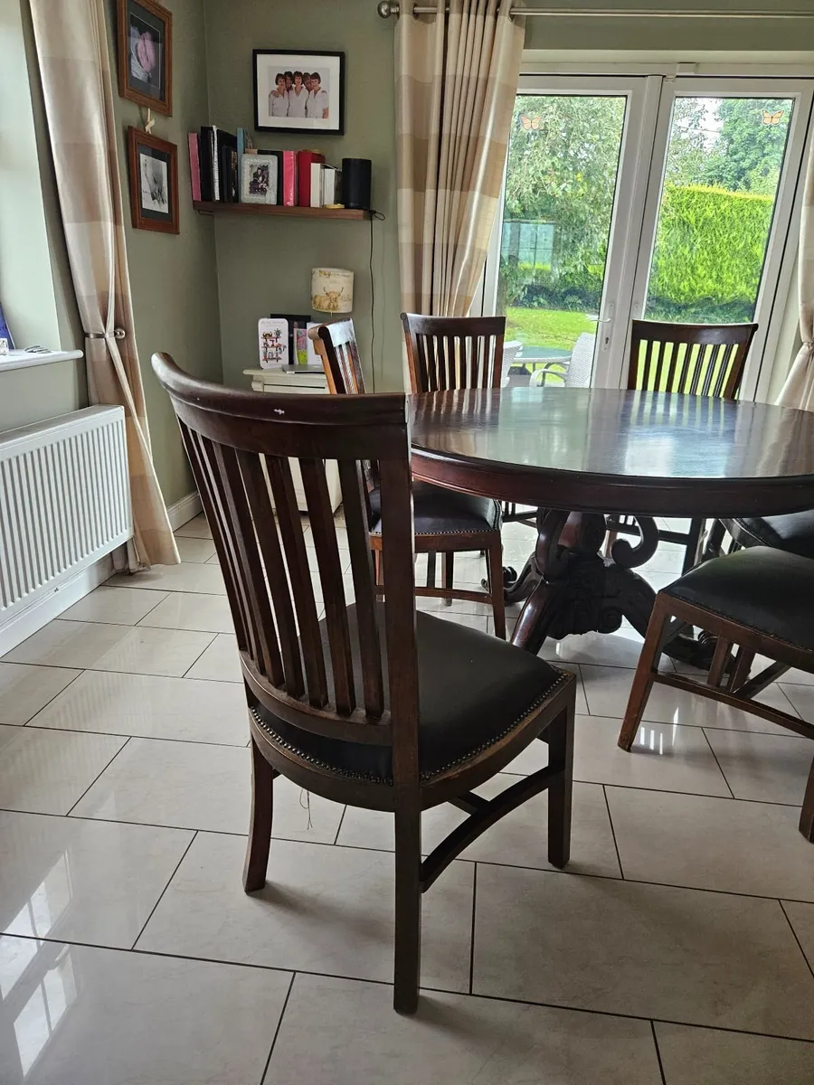 Dining table and chairs - Image 4
