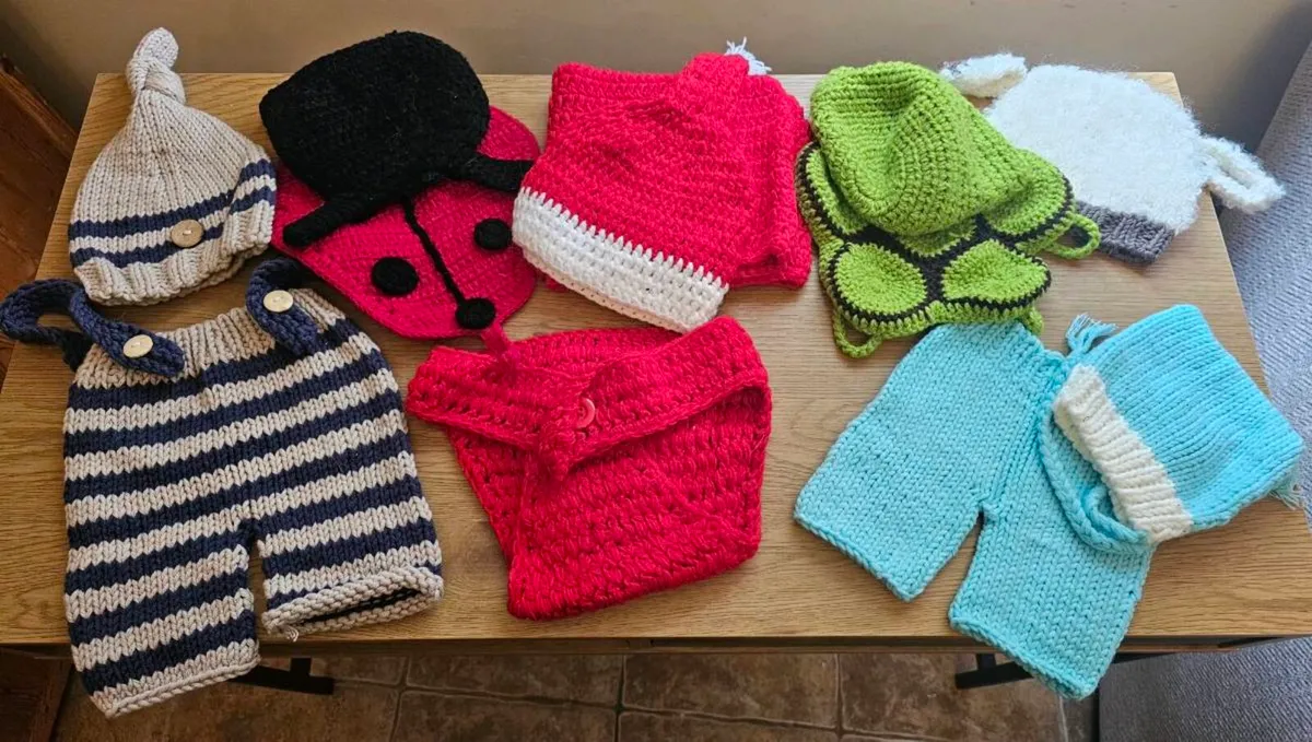 5 Newborn Photography Prop Sets - Image 1