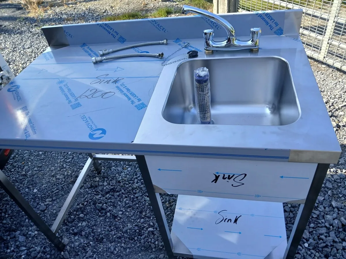 Staneless steel cabbinet sink unit complete - Image 3