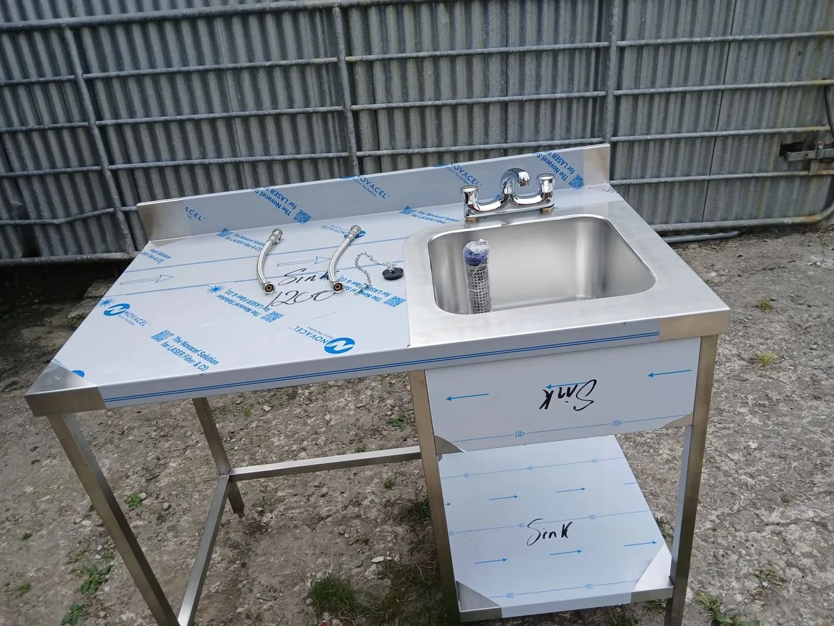 Staneless steel cabbinet sink unit complete - Image 4
