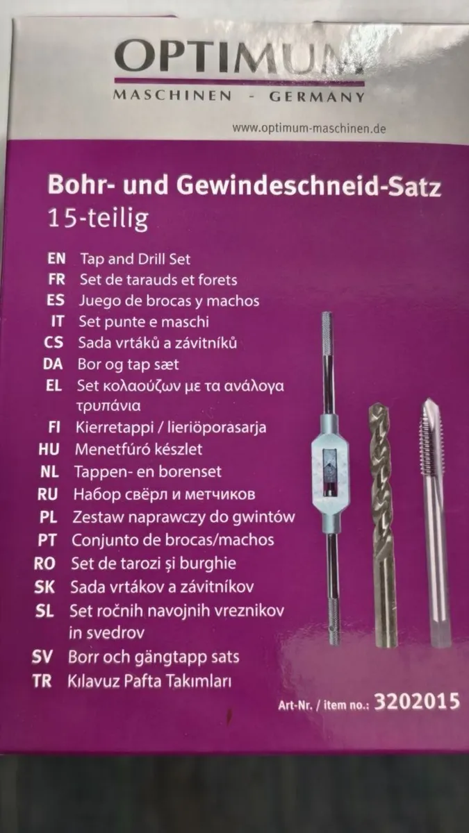 OPTIMUM Twist Drill Sets – Various Sizes Available - Image 2