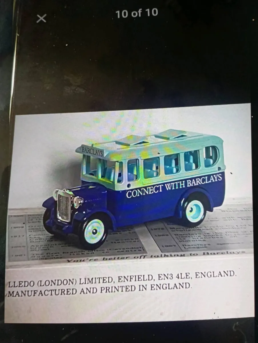 VINTAGE DIE--CAST MODLE'S BUSES BY LlEDO . - Image 2