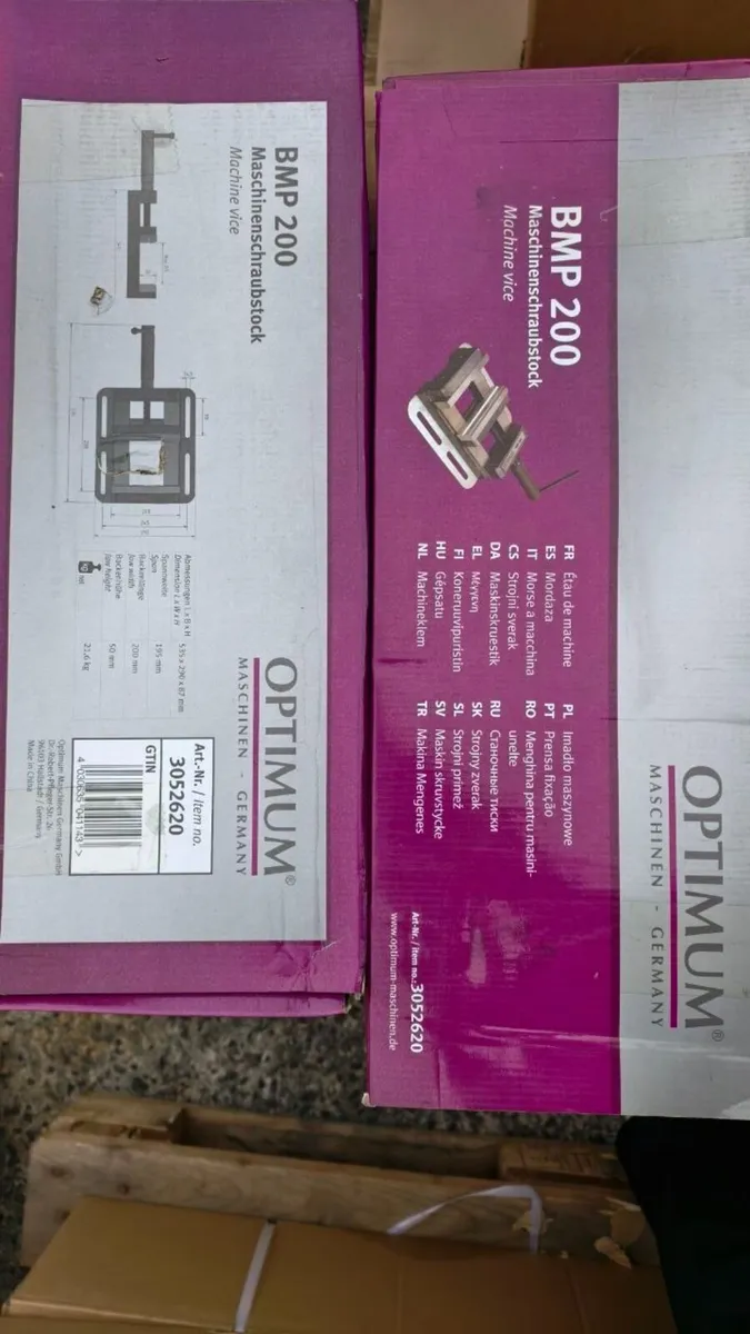 Machine vice BMP 200 - Image 1