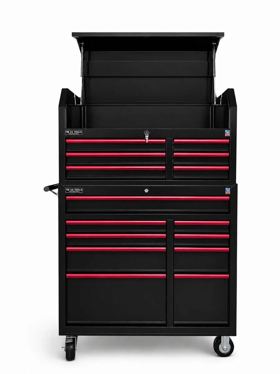 TMUS 42″ 2 Tier 15 Drawer Tool Chest - Image 2