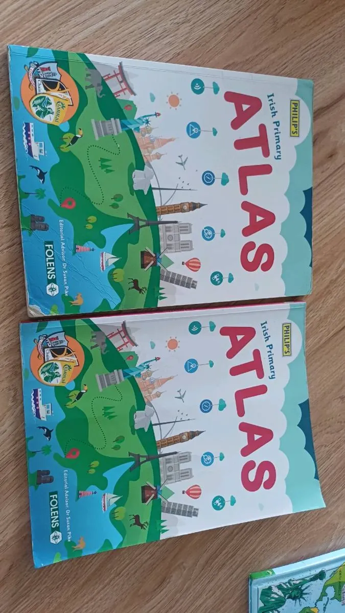 2 irish primary atlas - Image 1