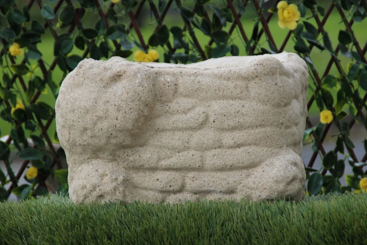 Reconstituted sandstone Bubble effect flower pot - Image 2