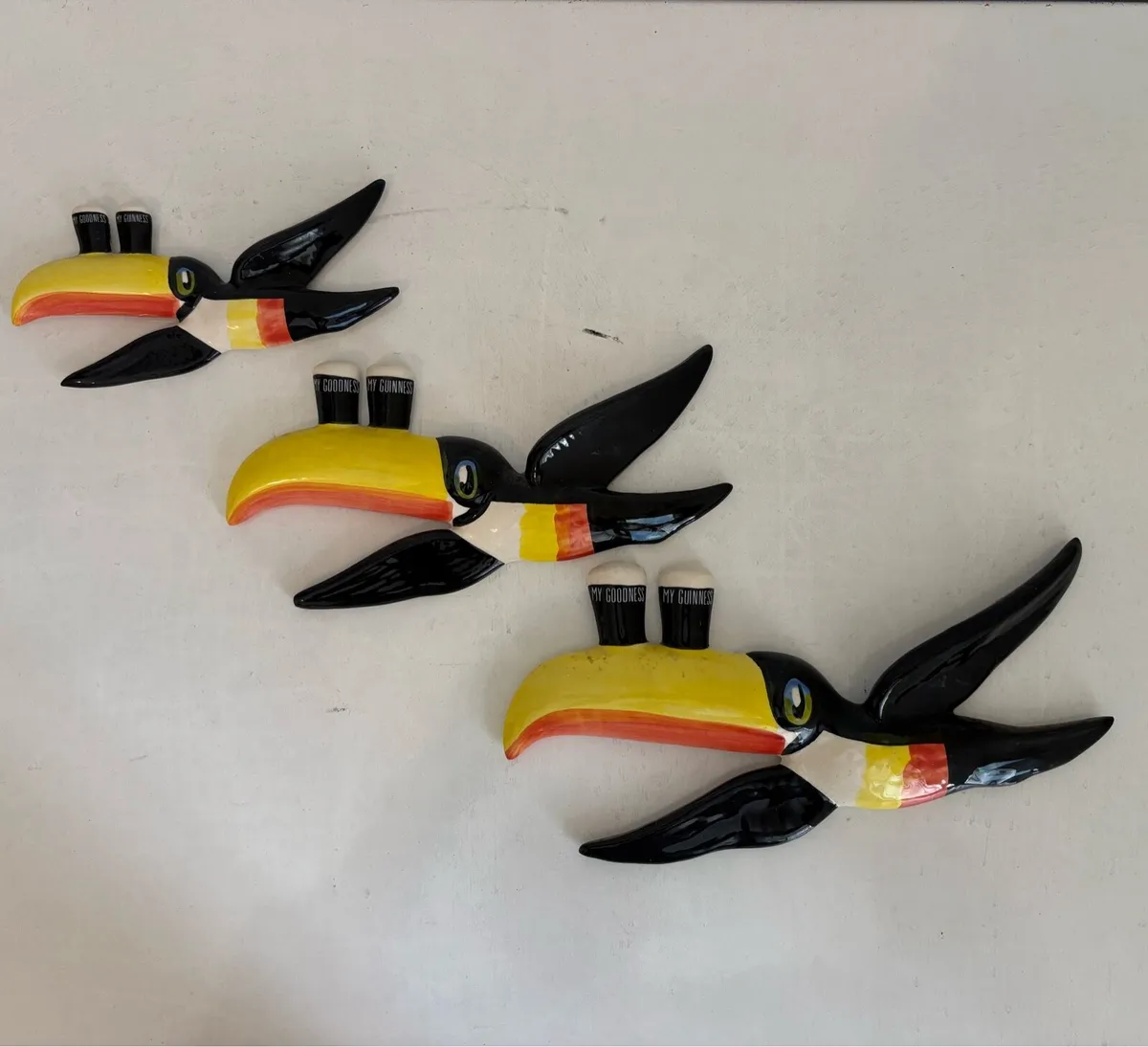 Genuine Carltonware Guinness Advertising Toucans - Image 1