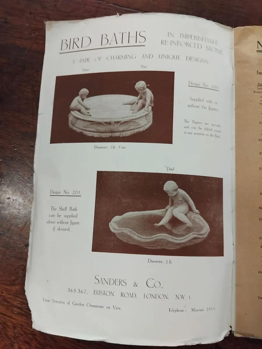Antique Garden Ornaments catalogue - Image 2