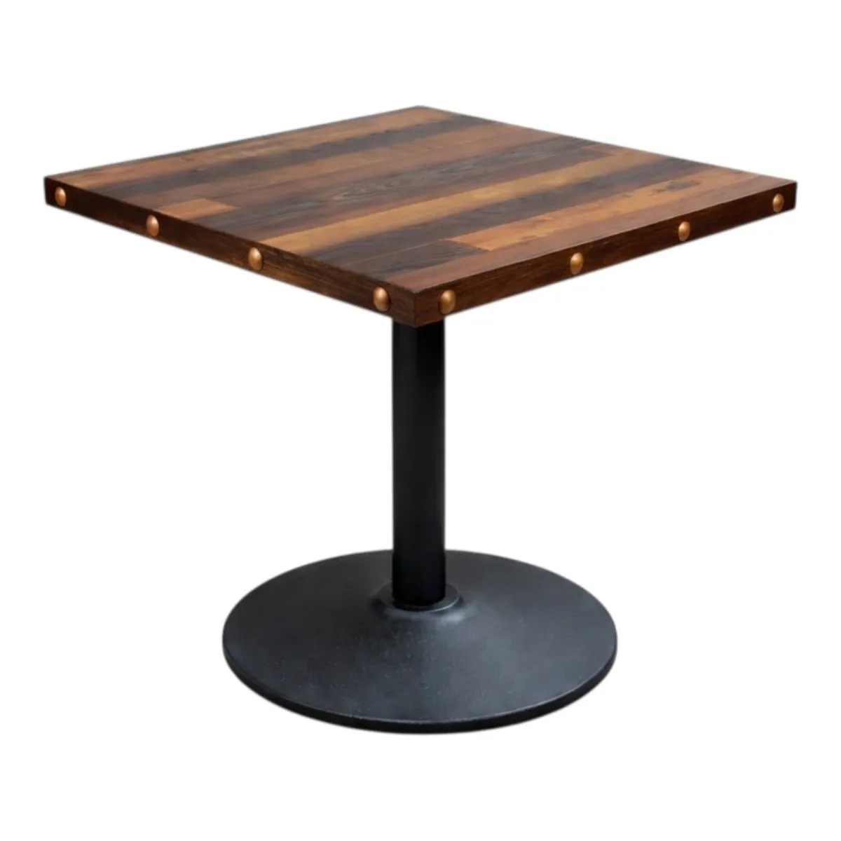 Rustic Oak Laminate Restaurant Table - Image 3