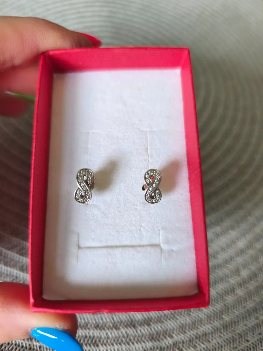 Silver earrings - Image 1