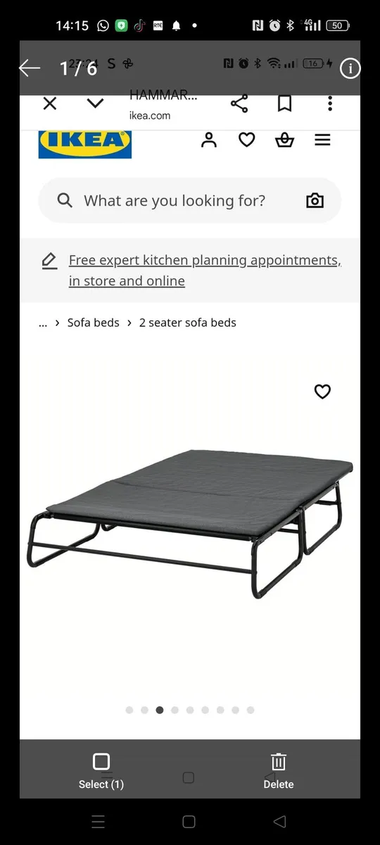 Fold up bed - Image 4
