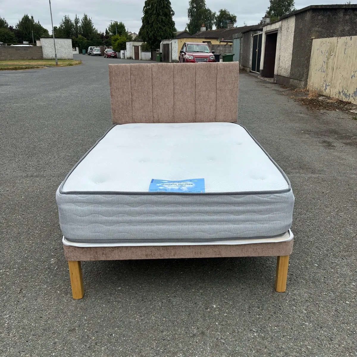 Like New 4ft Small Double Bed & Mattress - Image 1