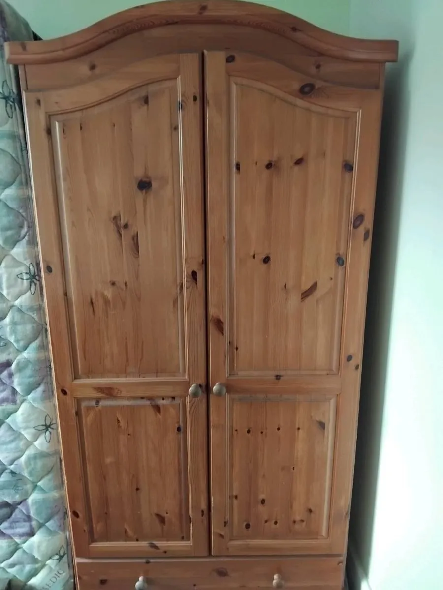 Wardrobe & bedside locker - Image 1