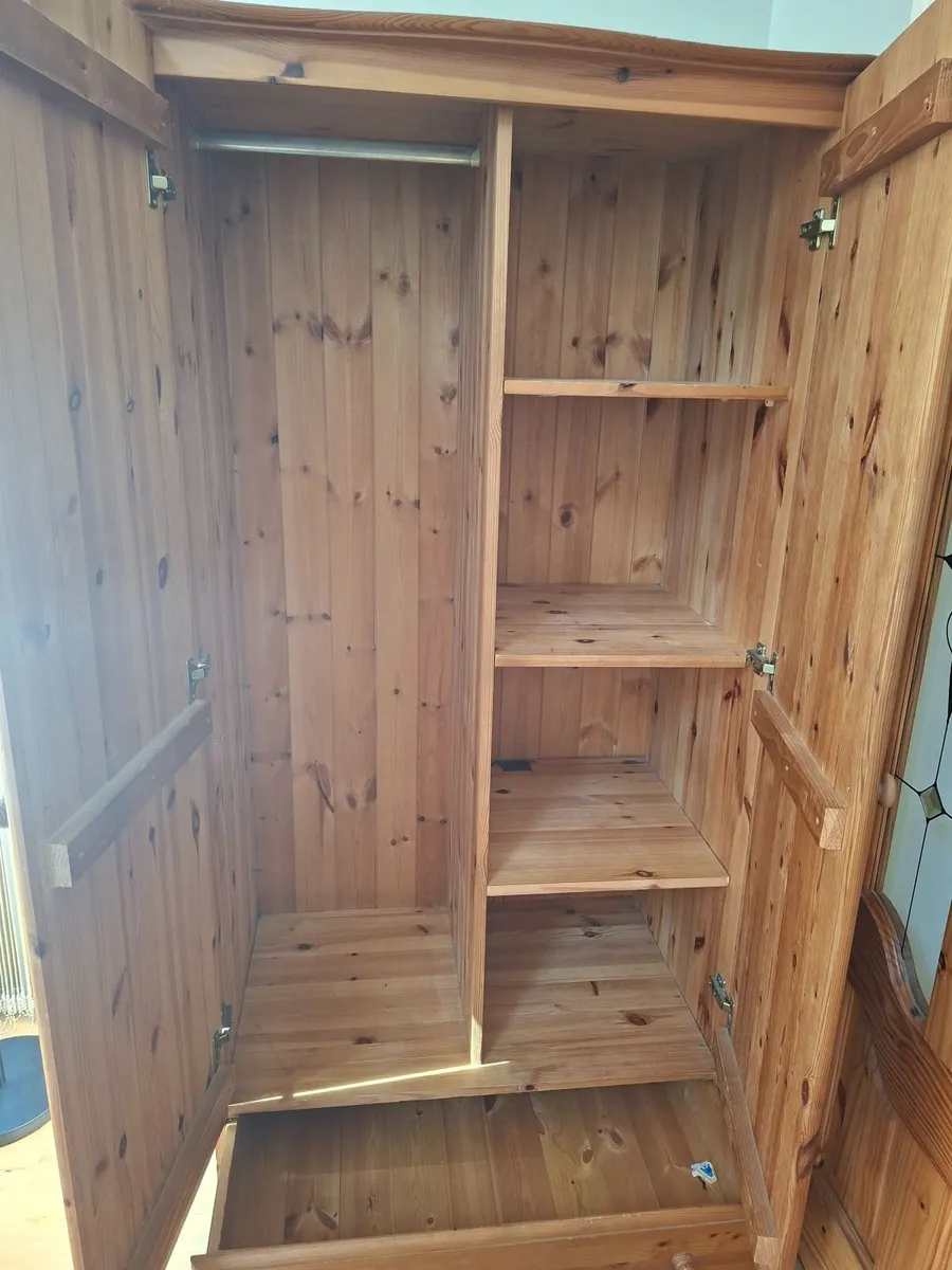 Solid Wooden Wardrobe - Image 1