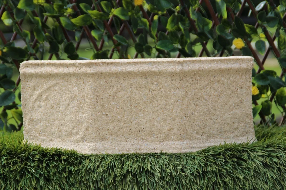 Reconstituted Sandstone Large Corner Pots - Image 2