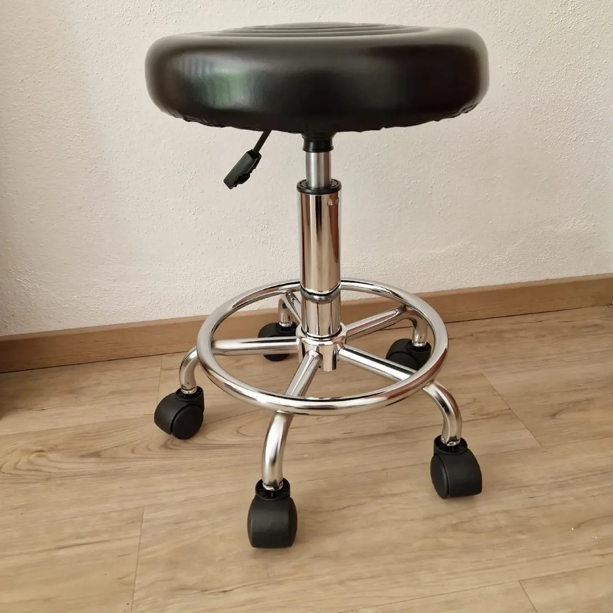 Rolling Work Stool with Wheels Adjustable - Image 2