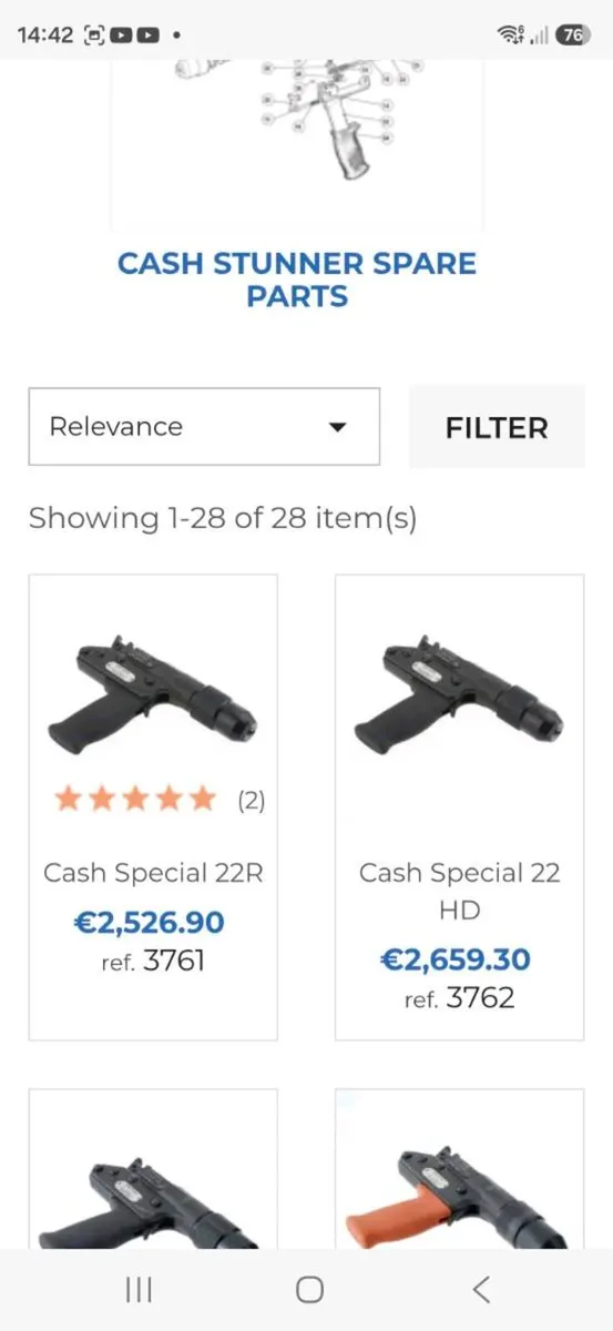 Cash captive Bolt stunning gun - Image 3