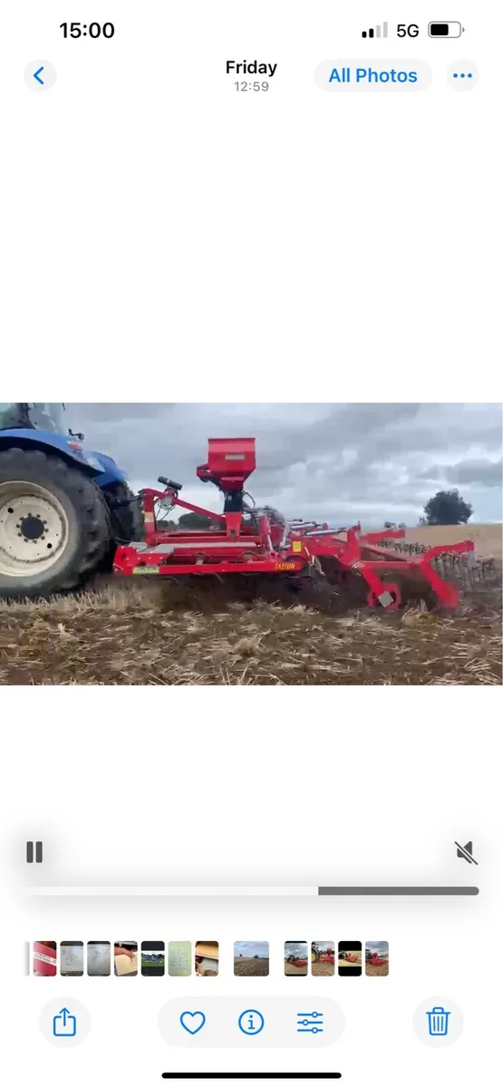EINBOCK TAIFUN STUBBLE CULTIVATOR/SOWER - Image 4