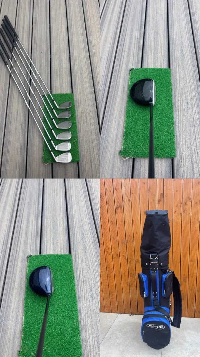 Left Handed Golf Clubs & Golf Bag - Image 1