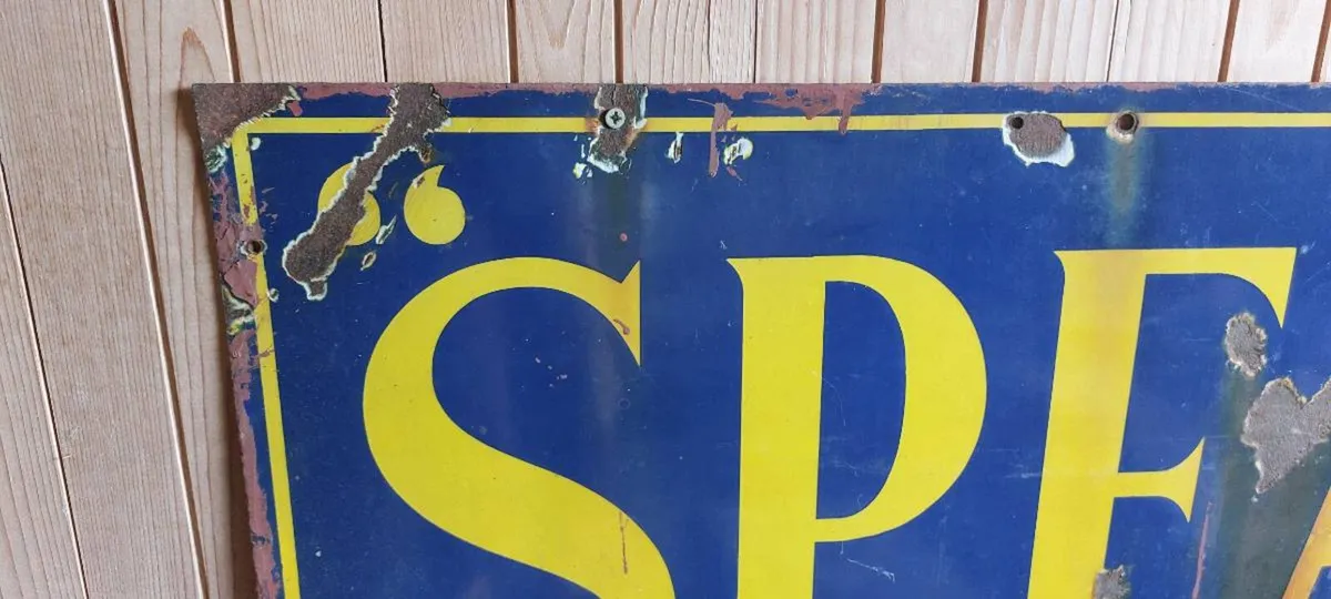 Original Spearman bar metal tobacco sign - Image 2