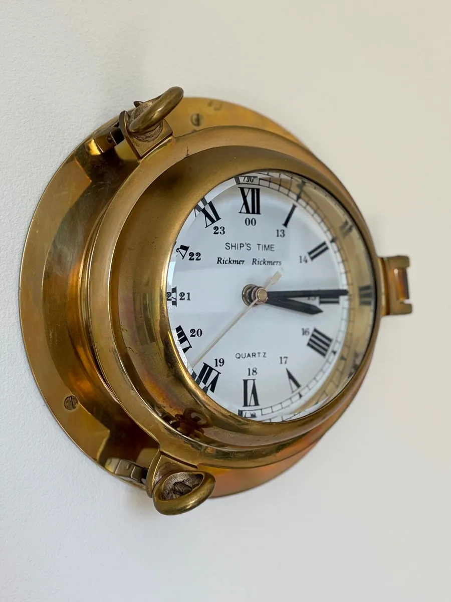 Brass Porthole Clock - Image 2