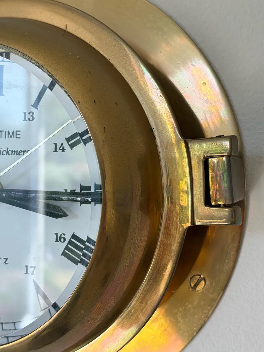 Brass Porthole Clock - Image 3
