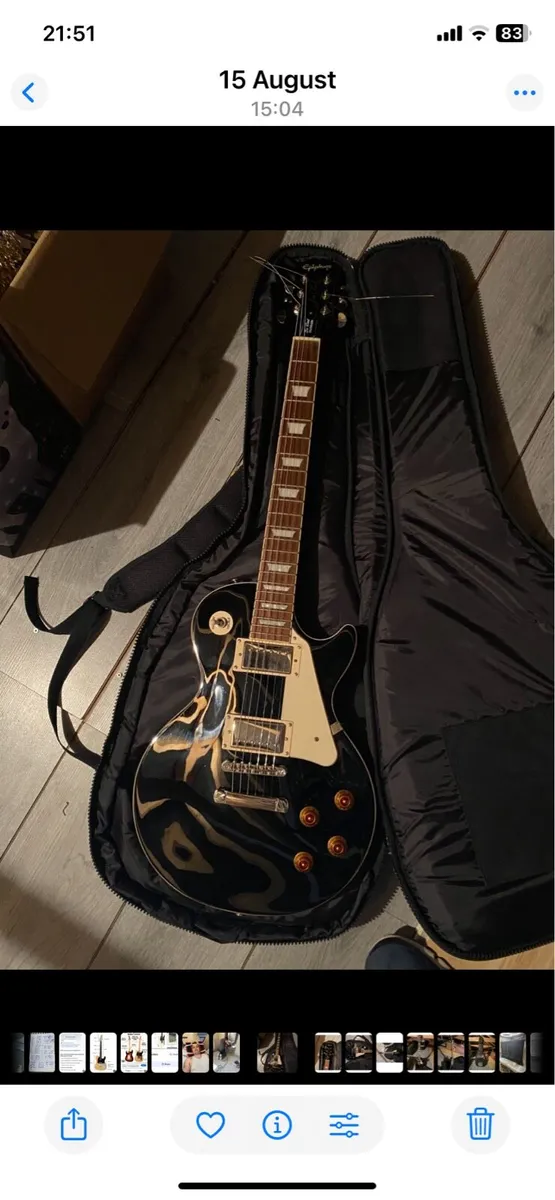 epiphone led paul standard electric guitar h - Image 1