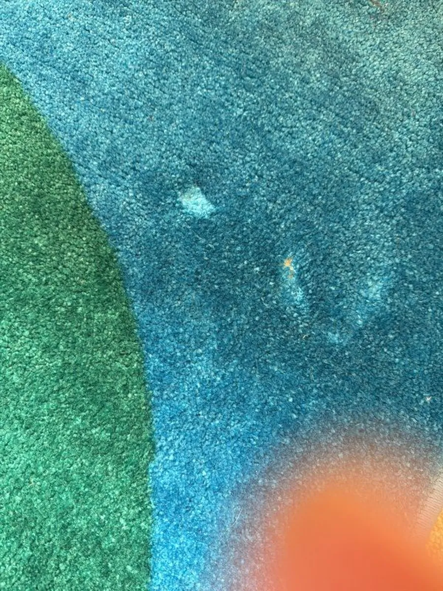 Colourful indoor rug, 133x160cm - Image 3
