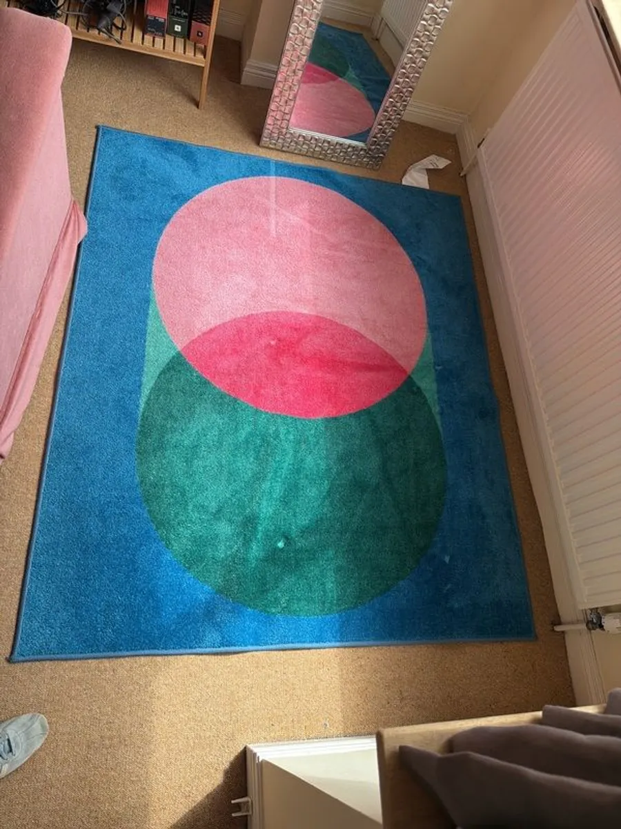 Colourful rug, perfect for kids room - Image 2
