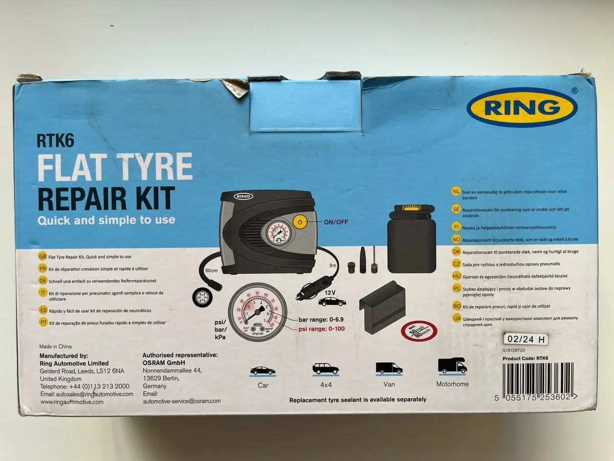 Flat tyres repair kit - Image 2