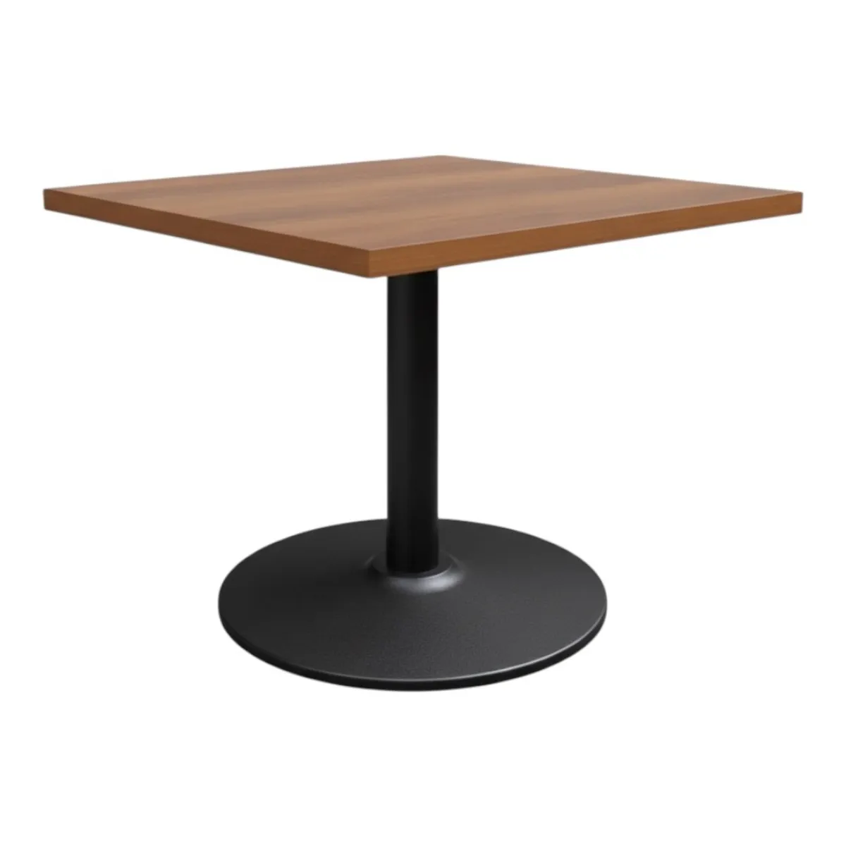 Brown Oak Laminate Restaurant Table - Image 3