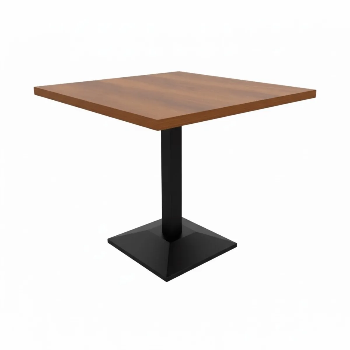 Brown Oak Laminate Restaurant Table - Image 1