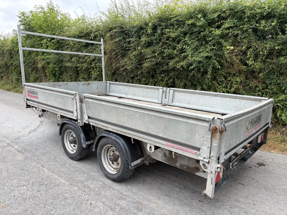 *TRADE SALE* 2018 Nugent (12x6’6) Dropside Trailer - Image 2