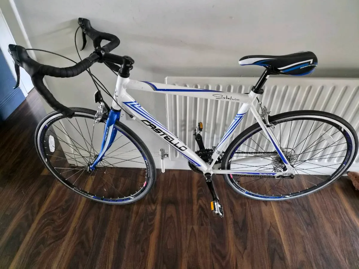 Castello Stelvio white bike - Image 1