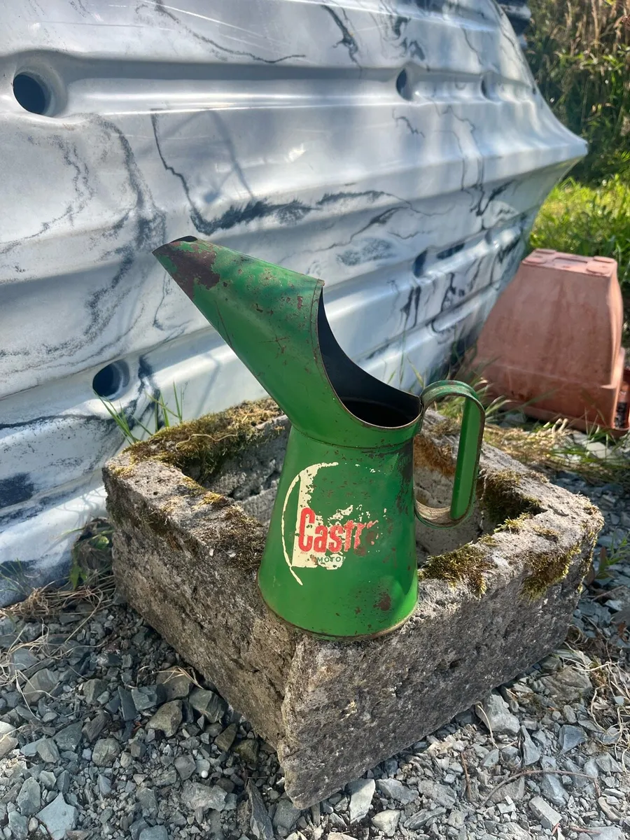 Vintage Castrol Oil Jug - Image 2
