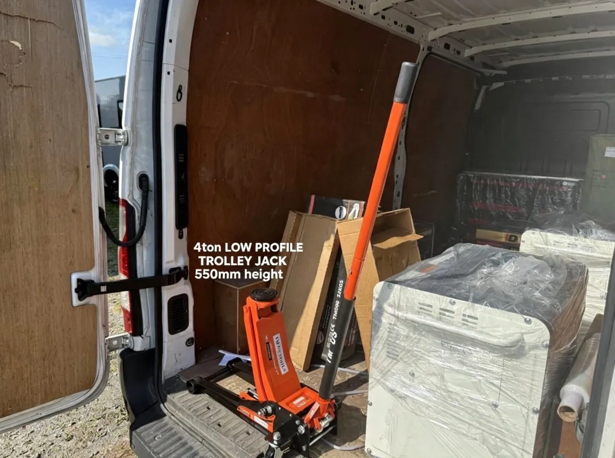 NEW 4ton LOW PROFILE TROLLEY JACK 550mm - Image 2