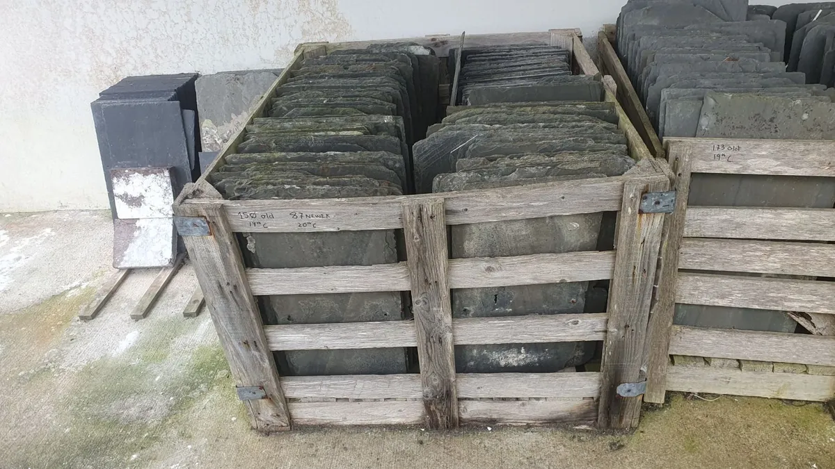 Reclaimed Slates (from 1840 School House) - Image 1